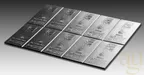10 x 10g Silber Tafelbarren - Cook Islands CombiCoin