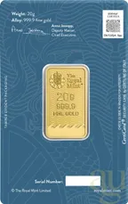 20 Gramm Goldbarren The Royal Mint - Britannia