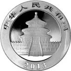 1 Unze Silbermünze China Panda 2013