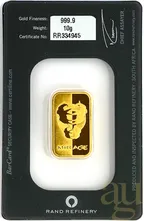 10 Gramm Goldbarren Rand Refinery - Mirage