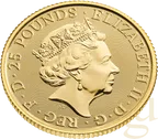 1/4 Unze Goldmünze Tudor Beasts Yale 2023
