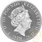10 Unzen Silbermünze Tudor Beasts Yale 2023