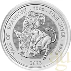 10 Unzen Silbermünze Tudor Beasts Yale 2023