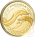 1 Unze Goldmünze EC8 Anguilla - Eel 2022