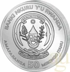 1 Unze Silbermünze Ruanda Nautical Serie - Santa Maria 2017 - polierte Platte