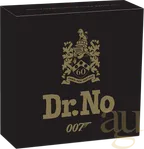 1 Unze Silbermünze Tuvalu - James Bond 007 - Dr. NO - coloriert - proof 2022