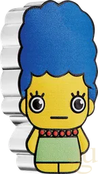 1 Unze Silbermünze Tuvalu Mini Marge Simpson 2022 coloriert
