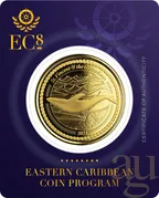 1 Unze Goldmünze EC8 St. Vincent & The Grenadines - Humpback Whale 2021