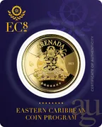 1 Unze Goldmünze EC8 Grenada - Coat of Arms 2021