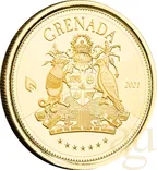1 Unze Goldmünze EC8 Grenada - Coat of Arms 2021