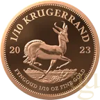 1/10 Unze Goldmünze Krügerrand 2023 - polierte Platte