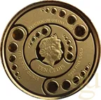 1/10 Unze Goldmünze Afrika Ghana Alien 2022