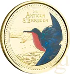 1 Unze Goldmünze EC8 Antigua & Barbuda - Frigatebird 2021 - coloriert