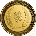 1 Unze Goldmünze EC8 Montserrat - Sea Turtle 2022