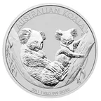 1 Kilogramm Silbermünze Australien Koala 2011