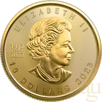 1/4 Unze Goldmünze Maple Leaf 2023