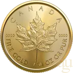 1/4 Unze Goldmünze Maple Leaf 2023