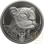 1 Unze Platinmünze Südafrika Big Five Leopard 2023 proof