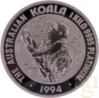 1 Kilogramm Platinmünze Australien Koala 1994