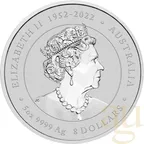 5 Unzen Silbermünze Australien Lunar III Drache 2024
