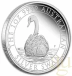 1 Unze Silbermünze Australien Schwan 2023 - polierte Platte
