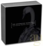 1 Unze Silbermünze Australien Schwan 2023 - polierte Platte