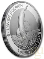 1 Unze Silbermünze Australien Spinner Delfin 2020