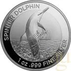 1 Unze Silbermünze Australien Spinner Delfin 2020