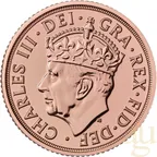 1 Pfund Goldmünze Coronation Sovereign King Charles 2023