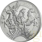 5 Unze Silbermünze The Goddesses Series: Eos and the Horses 2023