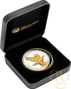 5 Unzen Silbermünze Australien Wedge Tailed Eagle 2023 teilvergoldet - polierte Platte