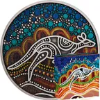 2 Unzen Silbermünze Australien Känguru Yongka 2023 Antik Finish - coloriert