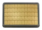 50 x 1g Gold Combibarren / Goldtafel / Tafelbarren