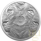 1 Unze Silbermünze Südafrika Big Five Löwe 2019