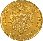 20 Mark Goldmünze Friedrich III von Preußen