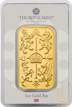 31,1 Gramm Goldbarren The Royal Mint - Coronation Celebration