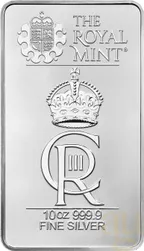 10 Unzen Silberbarren The Royal Mint - Coronation Celebration