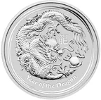 10 Kilogramm Silbermünze Australien Lunar II Drache 2012 - regelbesteuert