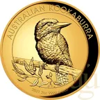 2 Unzen Goldmünze Australien Kookaburra 2021 High Relief