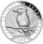 10 Unzen Silbermünze Australien Kookaburra 2009