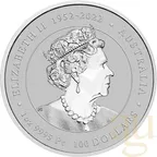 1 Unze Platinmünze Australien Lunar III Drache 2024