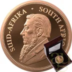 2 Unzen Goldmünze Krügerrand 2024 - polierte Platte