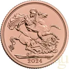 1 Pfund Goldmünze Sovereign King Charles 2024
