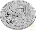 1 Unze Silbermünze Britannia and Liberty 2024