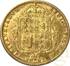 1/2 Pfund Goldmünze Sovereign Victoria Krone