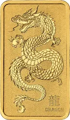 31,1 Gramm Goldbarren Perth Mint - Lunar Drache