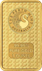 31,1 Gramm Goldbarren Perth Mint - Lunar Drache