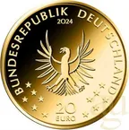 20 Euro Goldmünze Rückkehr der Wildtiere - Biber 2024 (A)