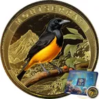 1 Unze Goldmünze EC8 Montserrat - Oriole Bird 2023 - coloriert