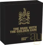 1 Unze Silbermünze Tuvalu James Bond 007 - The Man with the Golden Gun - coloriert - proof 2024